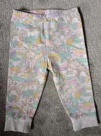 Cienkie spodnie dresowe/piżama 80/86