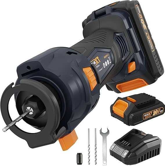 Bezprzewodowa przecinarka obrotowa 20 V, akumulator MAXXT