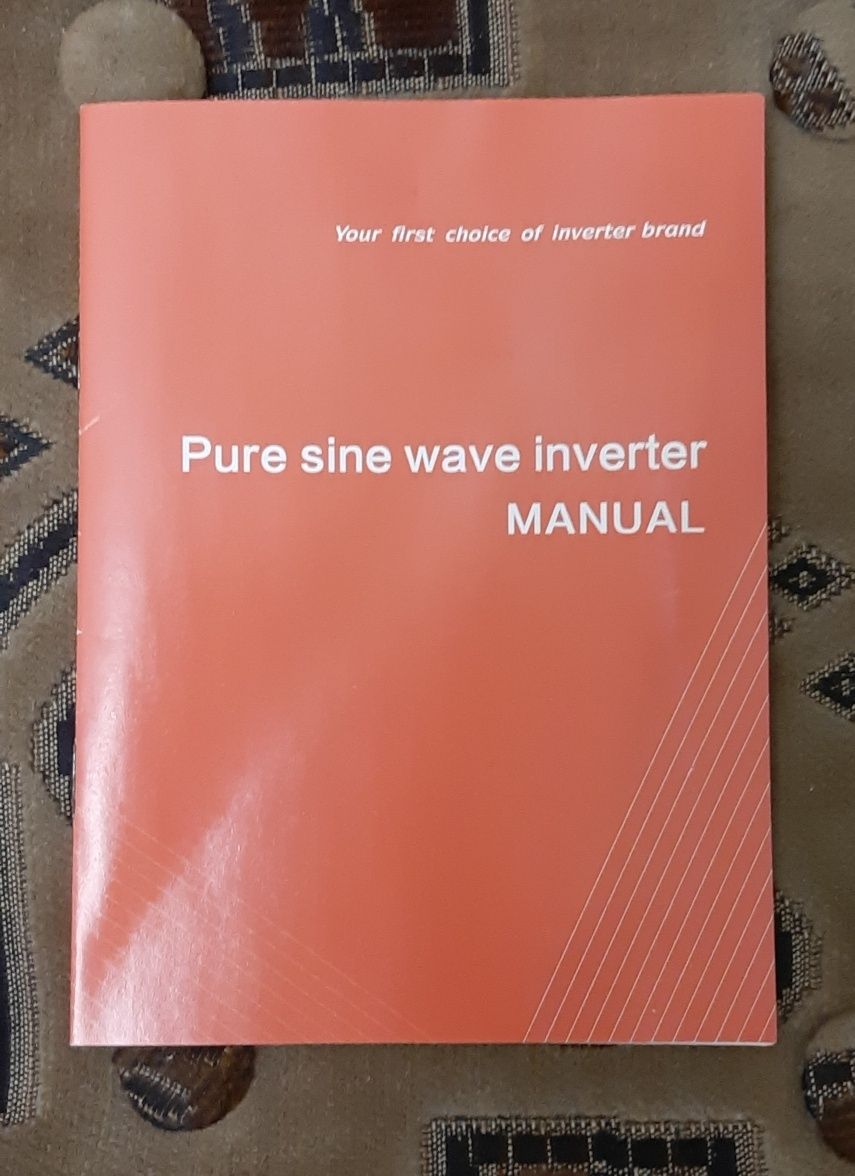 Інвертор Pulsepad PSWCH-1000 12 V 1000 W PURE SINE WAVE +Зарядний прис