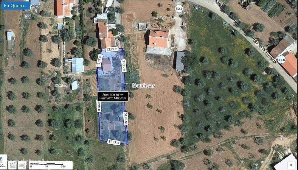 Quintinha em Mouriscas, com 930 m2 de terreno, com poço de 20m e  furo