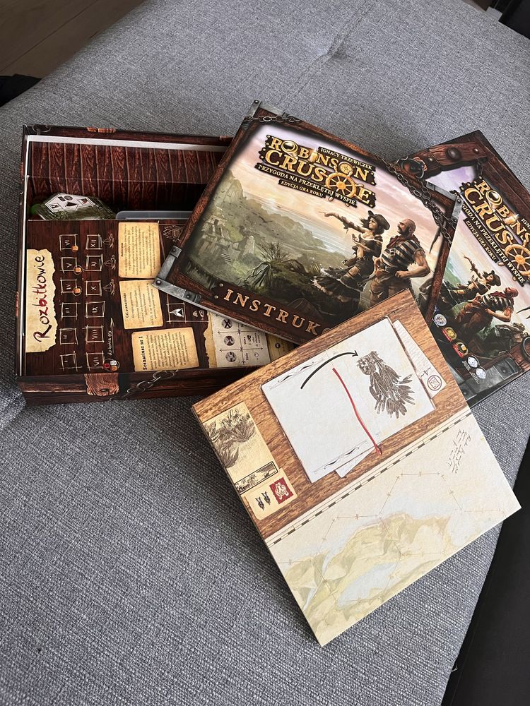 Gra planszowa Robinson Crusoe z dodatkiem
