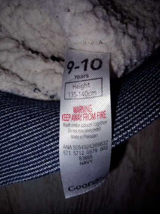 Ocieplana bluza 8-9 lat