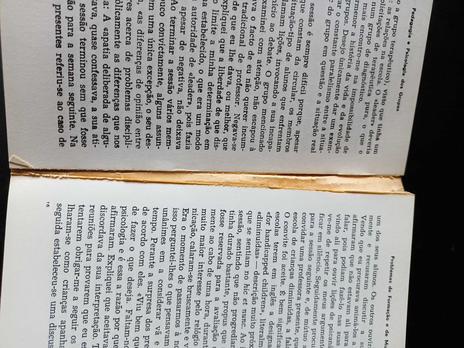 "Pedagogia e Psicologia dos Grupos"