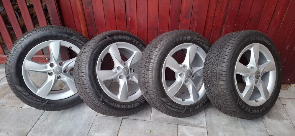 Koła zimowe + felgi 17" 5x112 66.6 oryginalne Audi 
Audii A4, A5, S5,A