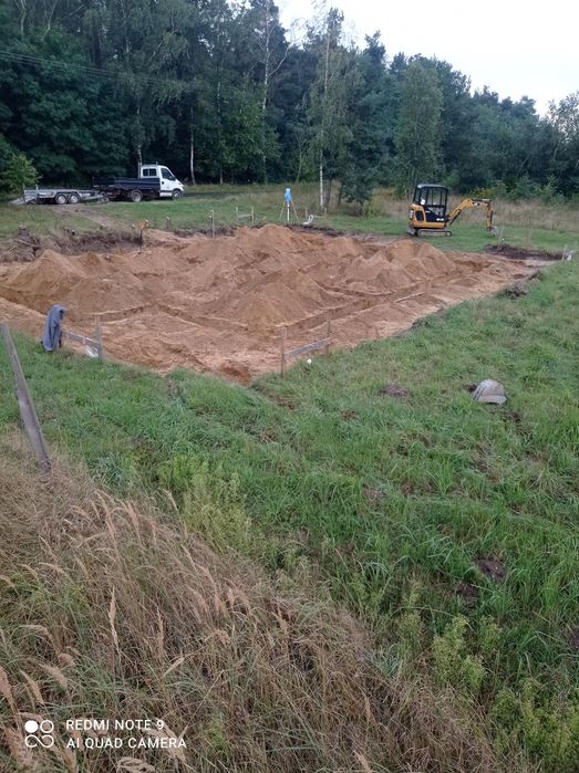 Minikoparka Roboty ziemne wiertnica młot