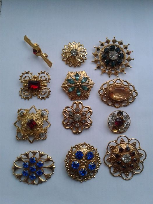 Советские брошки позолота СССР позолоченные , брошь , брошка