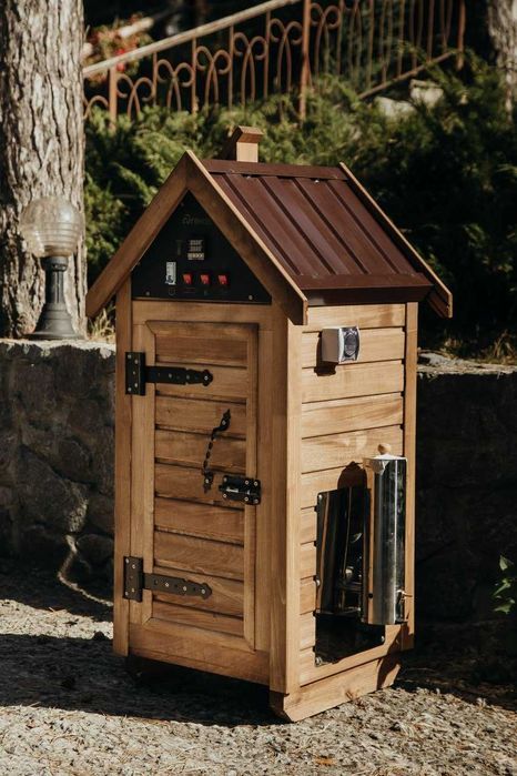 Уникальная коптильня: подсветка, горячее/холодное копчение на 7-10 кг