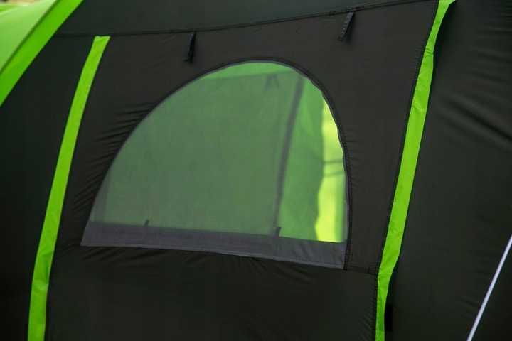 WIELKI namiot TURYSTYCZNY kempingowy 6 osobowy 2 Sypialnie WODOODPORNY