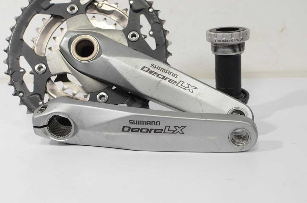 Шатуни Shimano Deore LX M580 + каретка Shimano