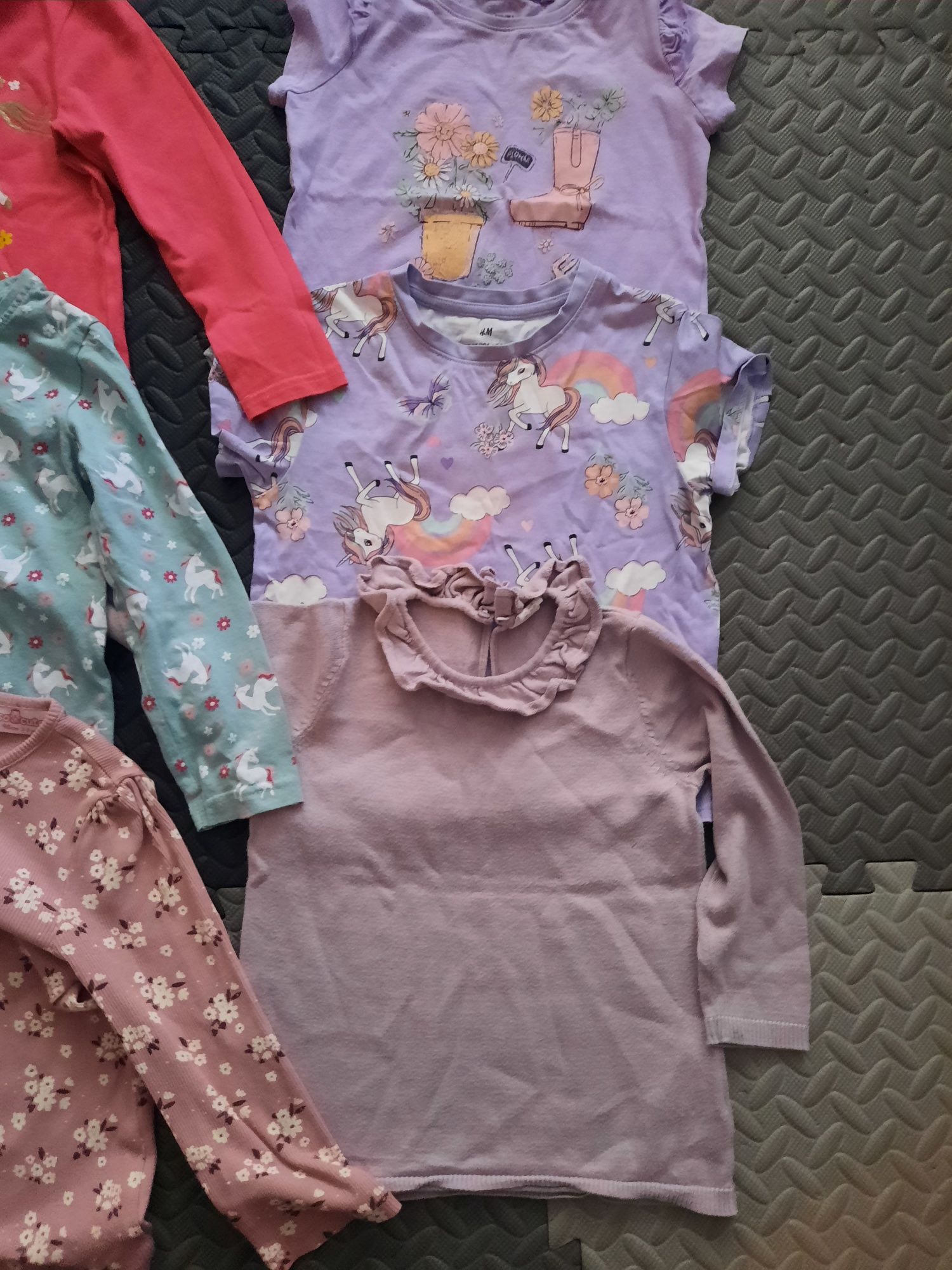 Zestaw bluzka koszulka t shirt 98  hm