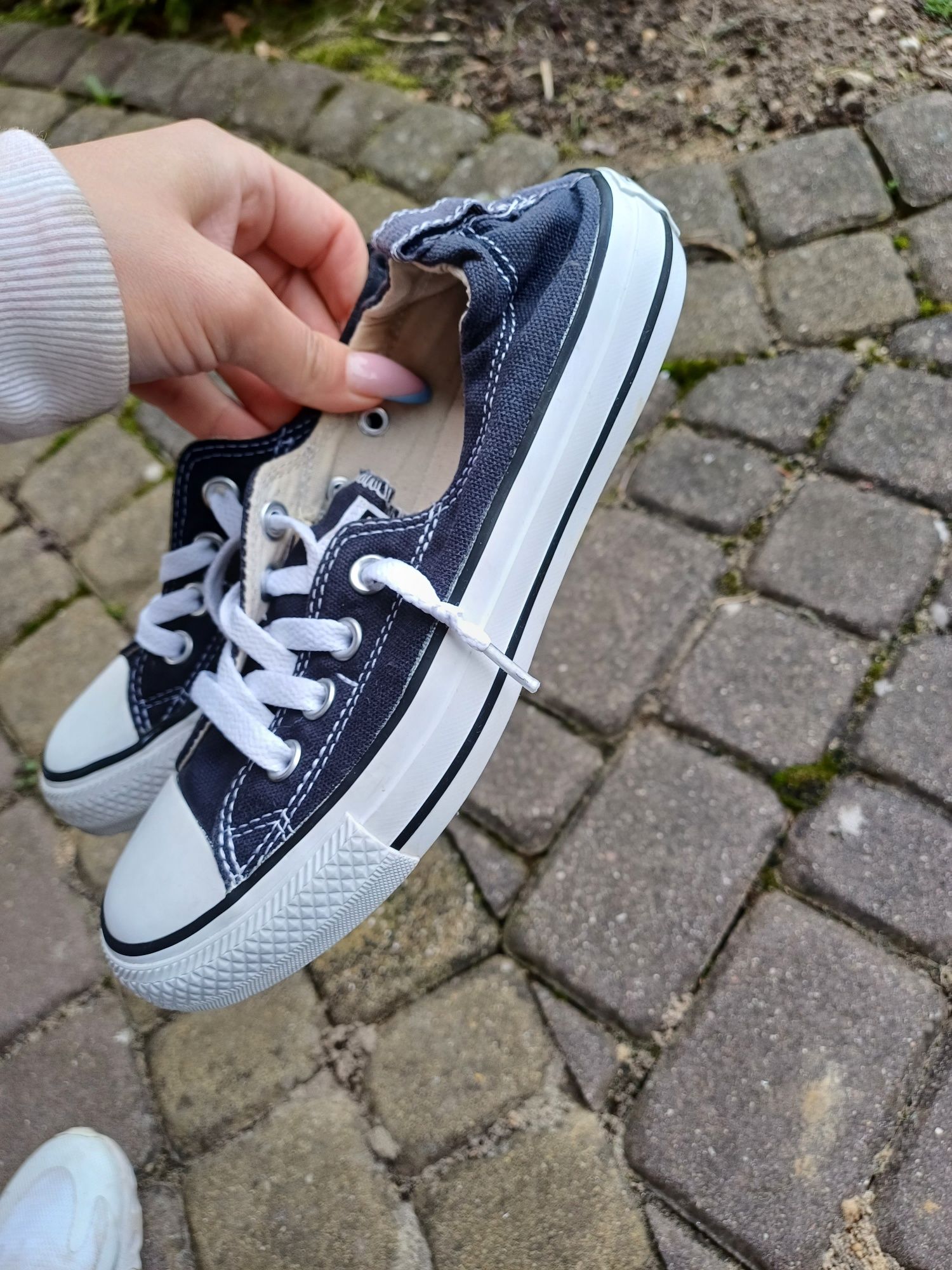 Buty damskie converse granatowe