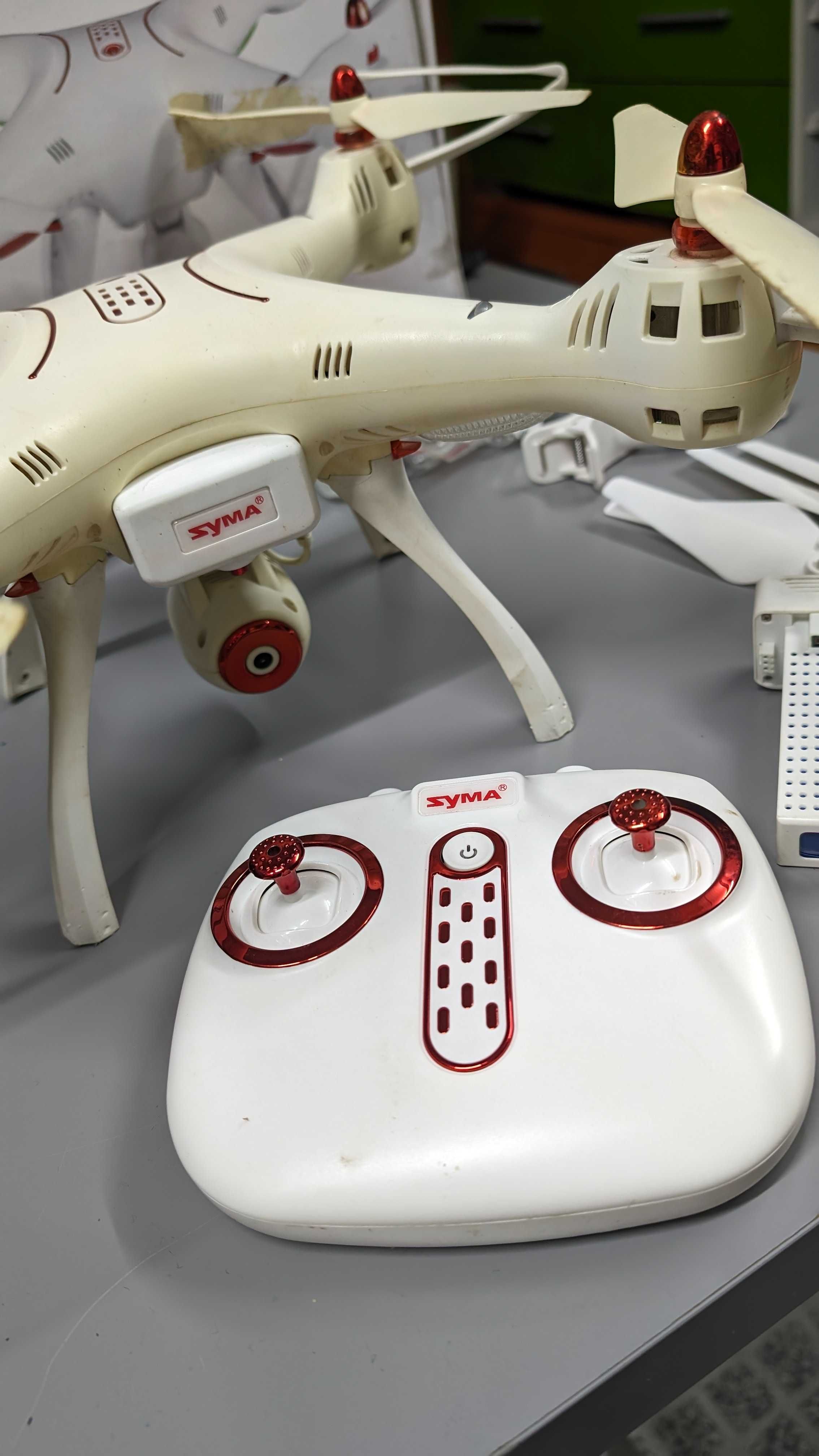 Drone Syma X8SW | Pouco Uso + 2 Baterias + Peças Extras | Câmera HD