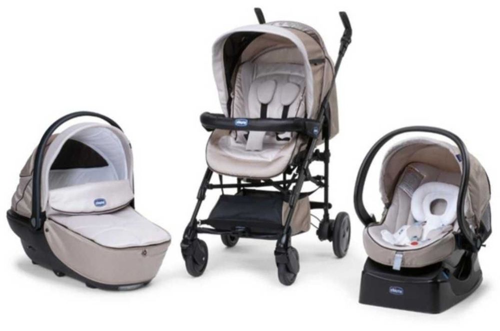Trio Chicco - Carrinho, Alcofa e "Ovo"