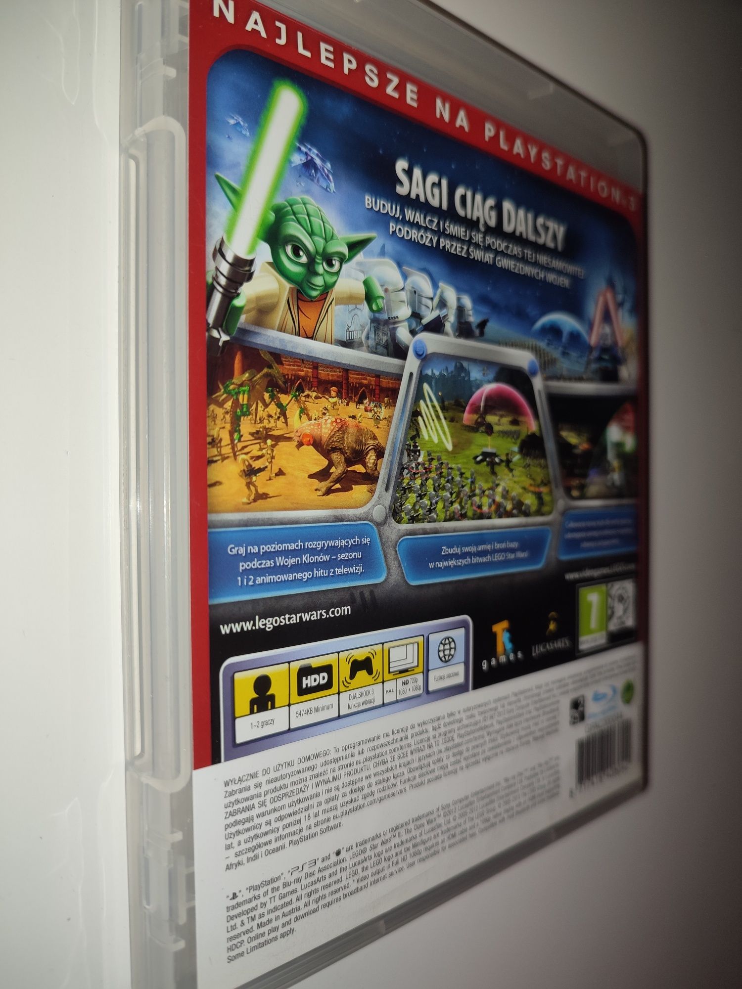 Gra Ps3 Lego Star Wars III 3 gry PlayStation 3  Rayman Sonic Minecraft