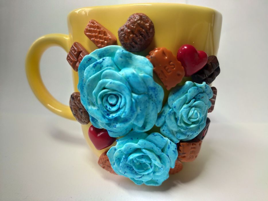 Kubki ręcznie zdobione - prezent