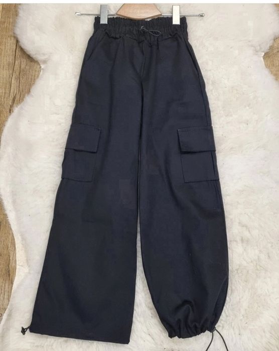 Штаны карго на флисе 158см