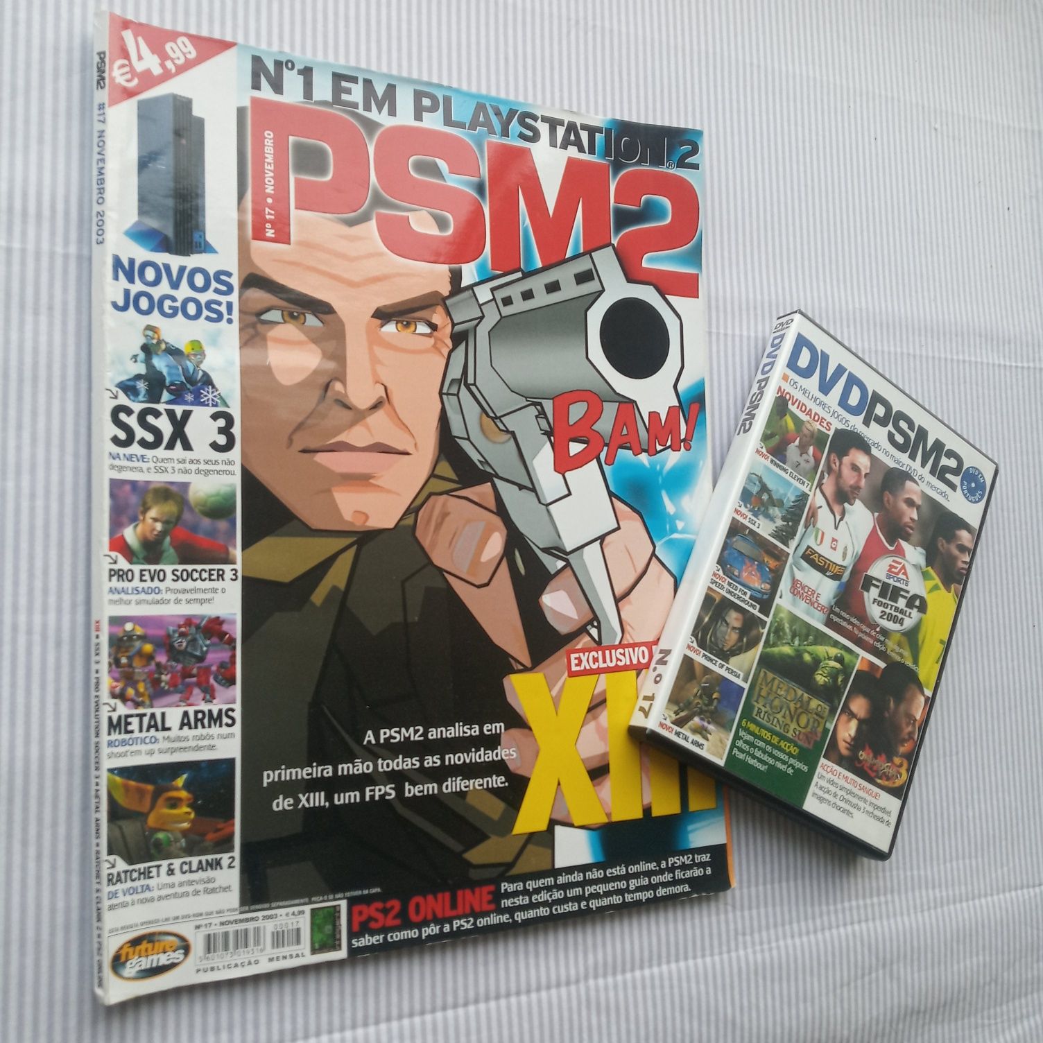 3 Revistas PSM2 + Jogos e 2 MAQUETREN