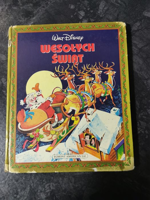 Książka Walt Disney Egmont american Ltd 1991 wesołych świąt