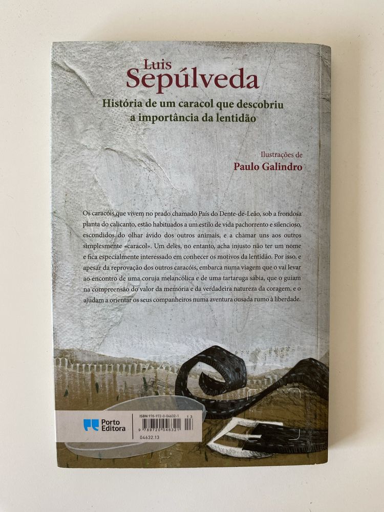 Livro “História de um caracol que descobriu a importância da lentidão”