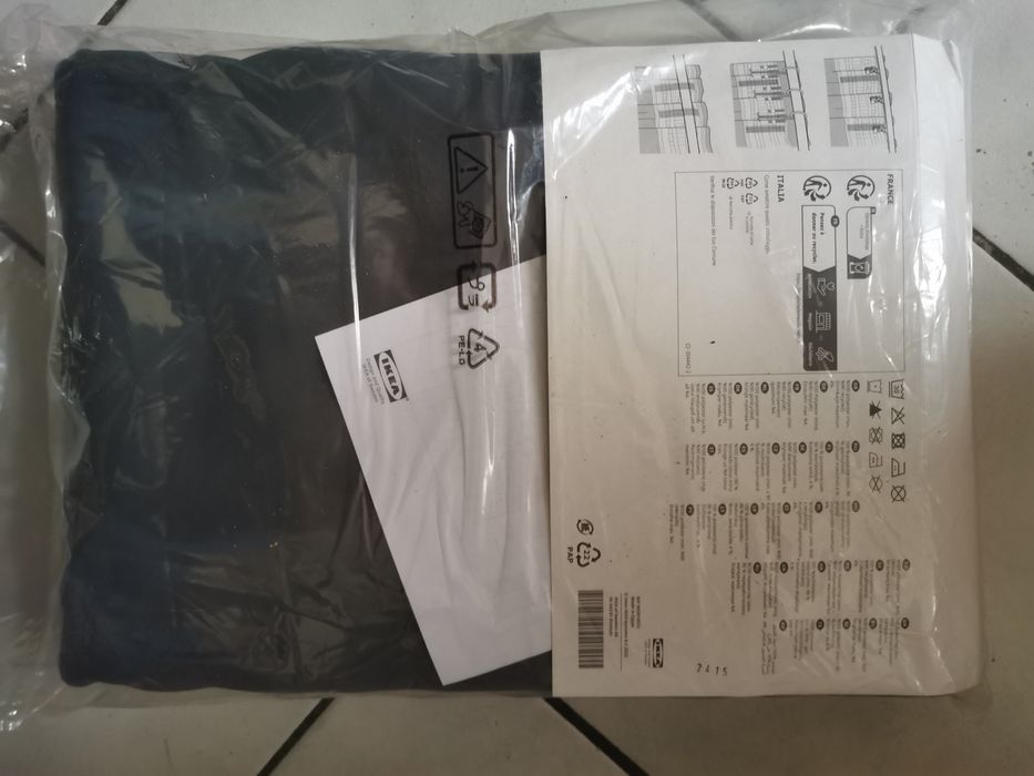 Ikea majgull zasłony szare Nowe! 2 szt 145x300