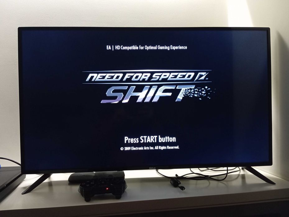 PS3 500GB PlayStation 3, comando Sony, 10 jogos (faço retoma de jogos)