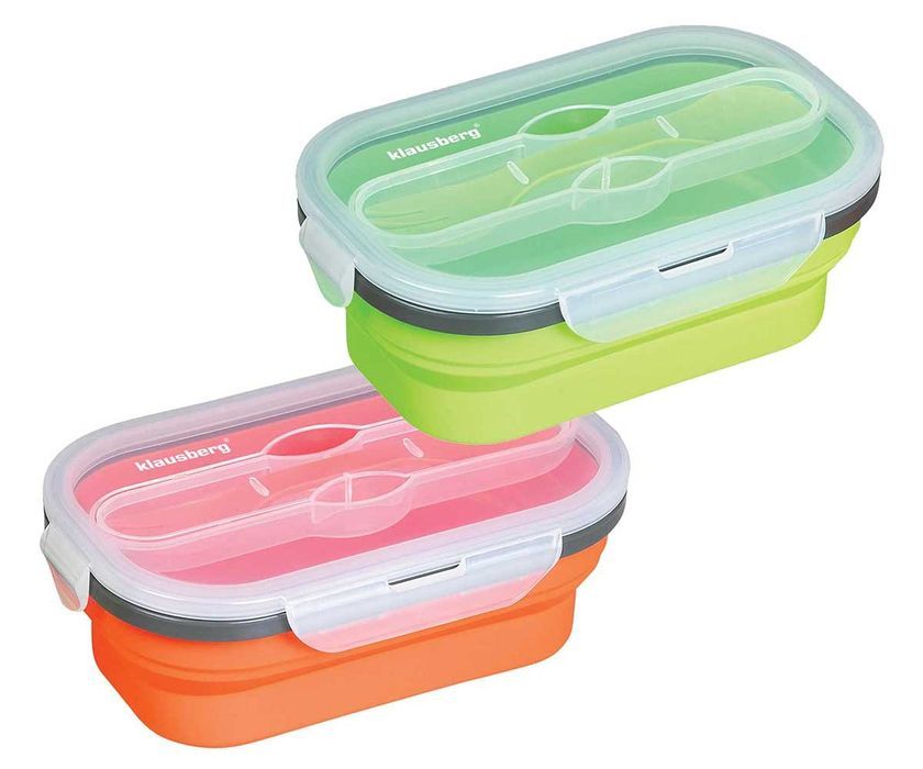 Silikonowy Składany Lunch Box Klausberg Kb-7022