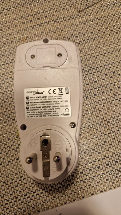 Новый ваттметр/вольтметр green blue