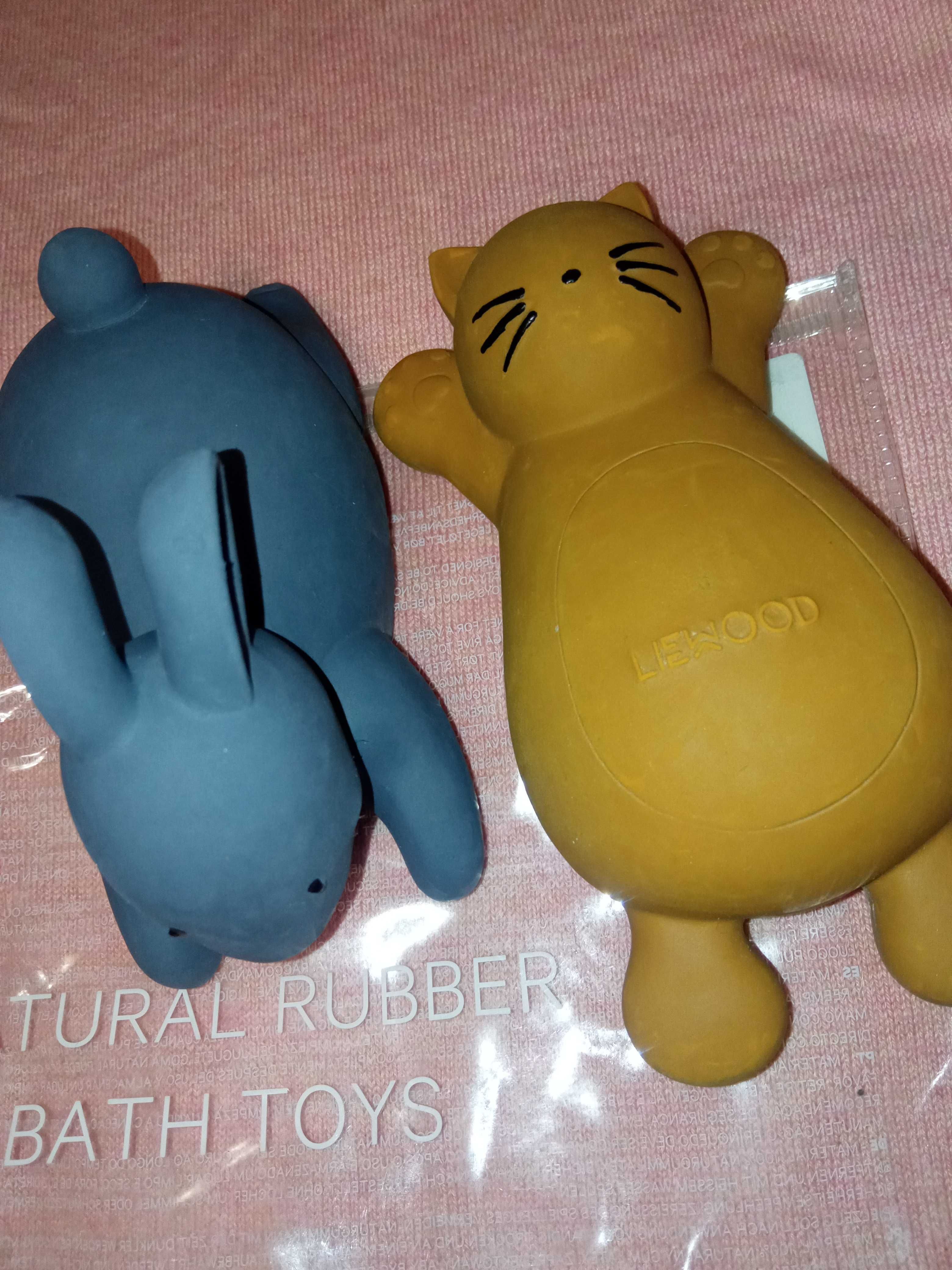 Іграшки для ванної Еко Натуральний  Каучук Кіт та Кролик Данія Нові