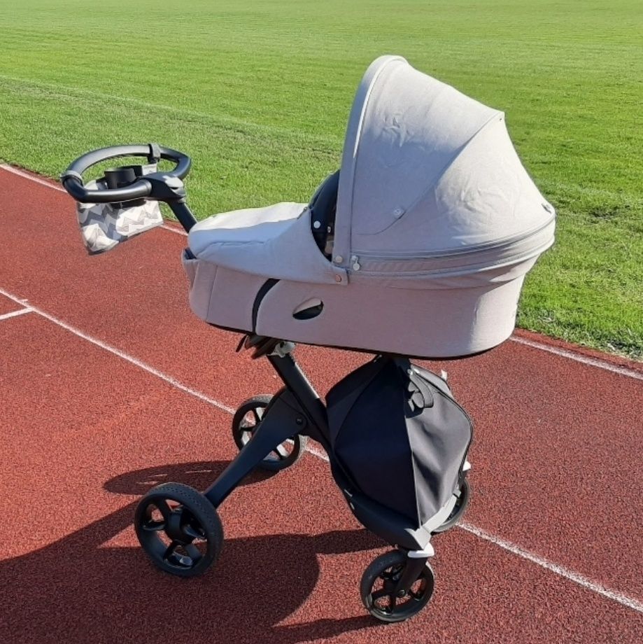 Wózek Stokke Xplory V6 2w1 gondola spacerówka grey melange