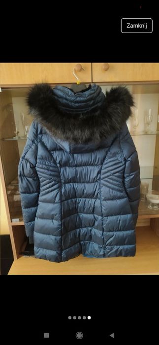 Kurtka zimowa granat ciemnoniebieski navy