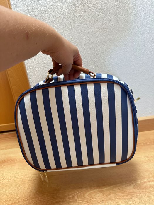 Nécessaire com encaixe na Mala de Viagem Navy Oriflame Novo