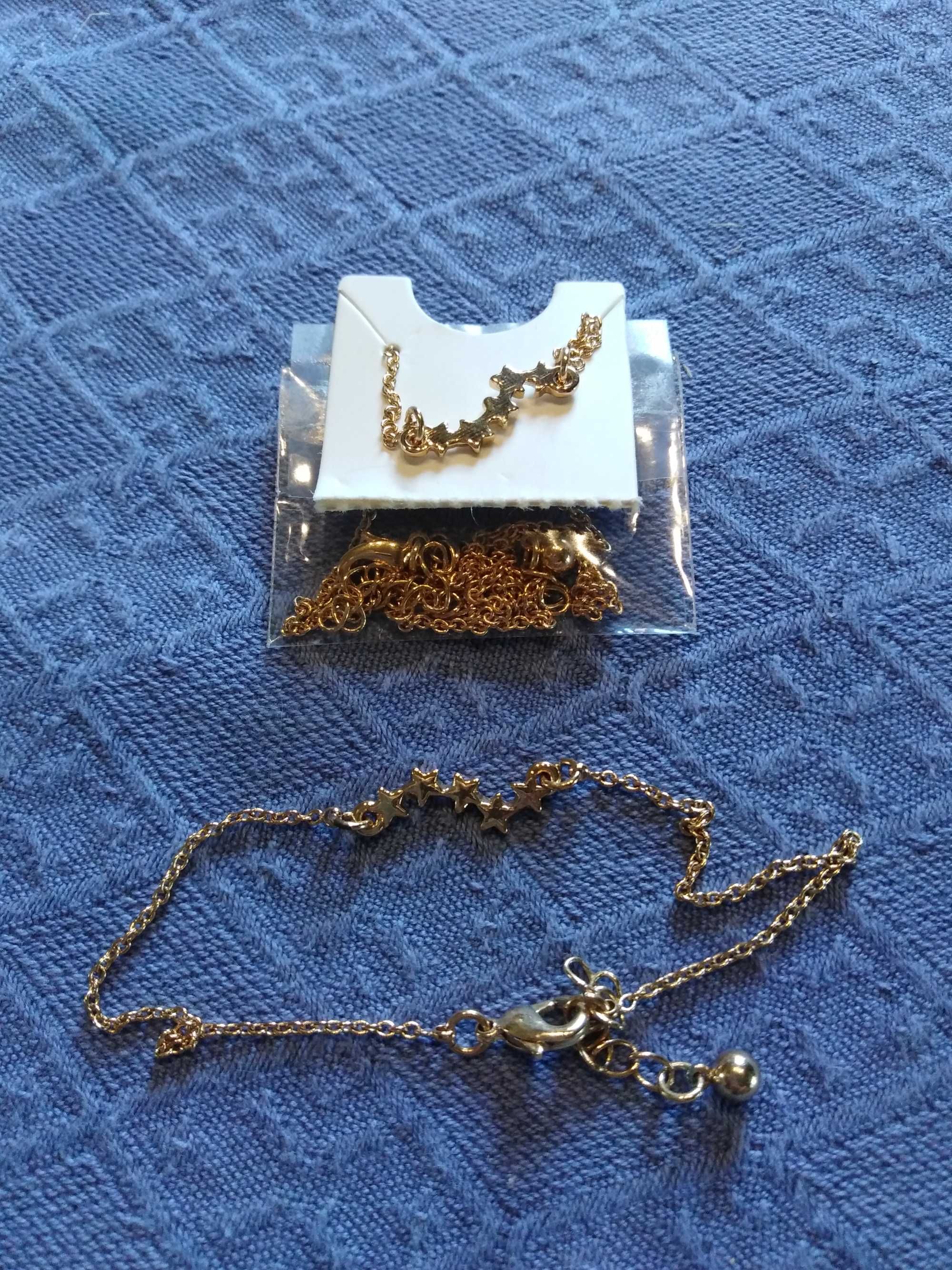 Komplet biżuterii naszyjnik bransoletka