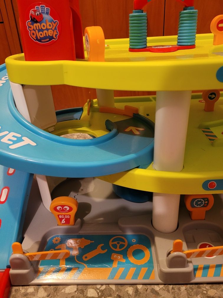 Smoby Duży garaż Vroom Planet 120401
