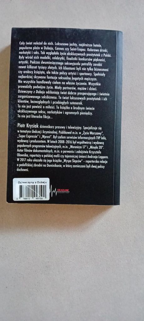 Książka "Dziewczyny z Dubaju " Piotr Krysiak