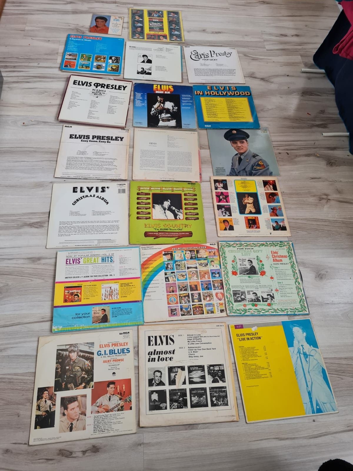 Płyty winylowe Elvisa Presleya wydania amerykanskie stare