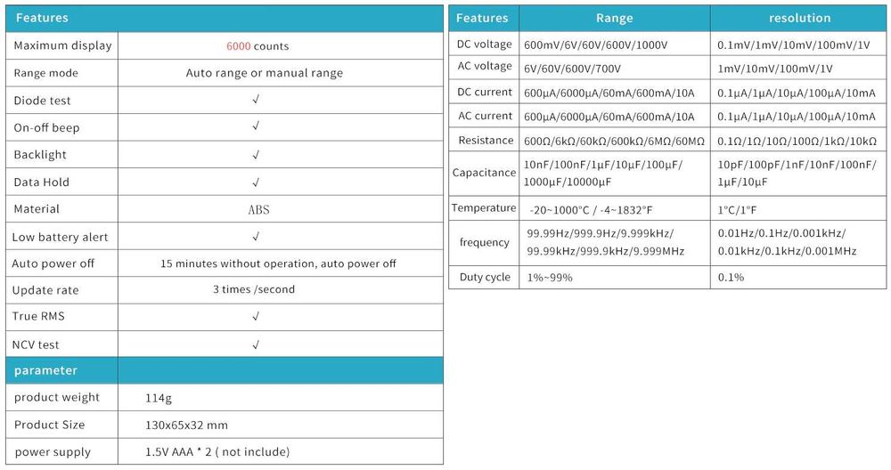 Мультиметр тестер ZOYI ZT102A Гарантія Оригінал