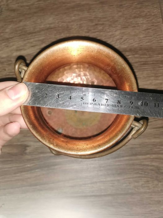 Мідний казанок вінтаж
