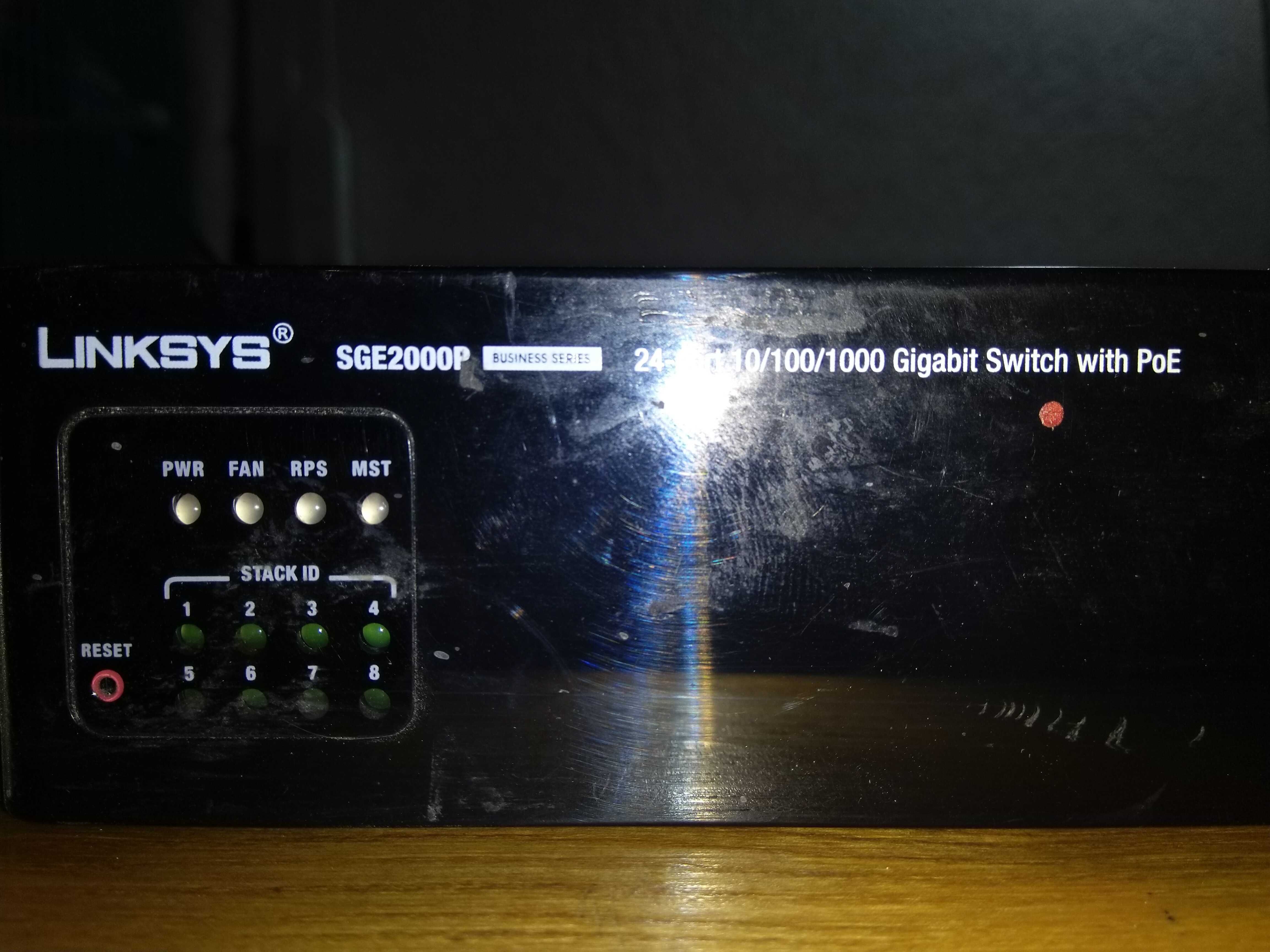 Мережевий комутатор світч із POE Linksys SGE2000P