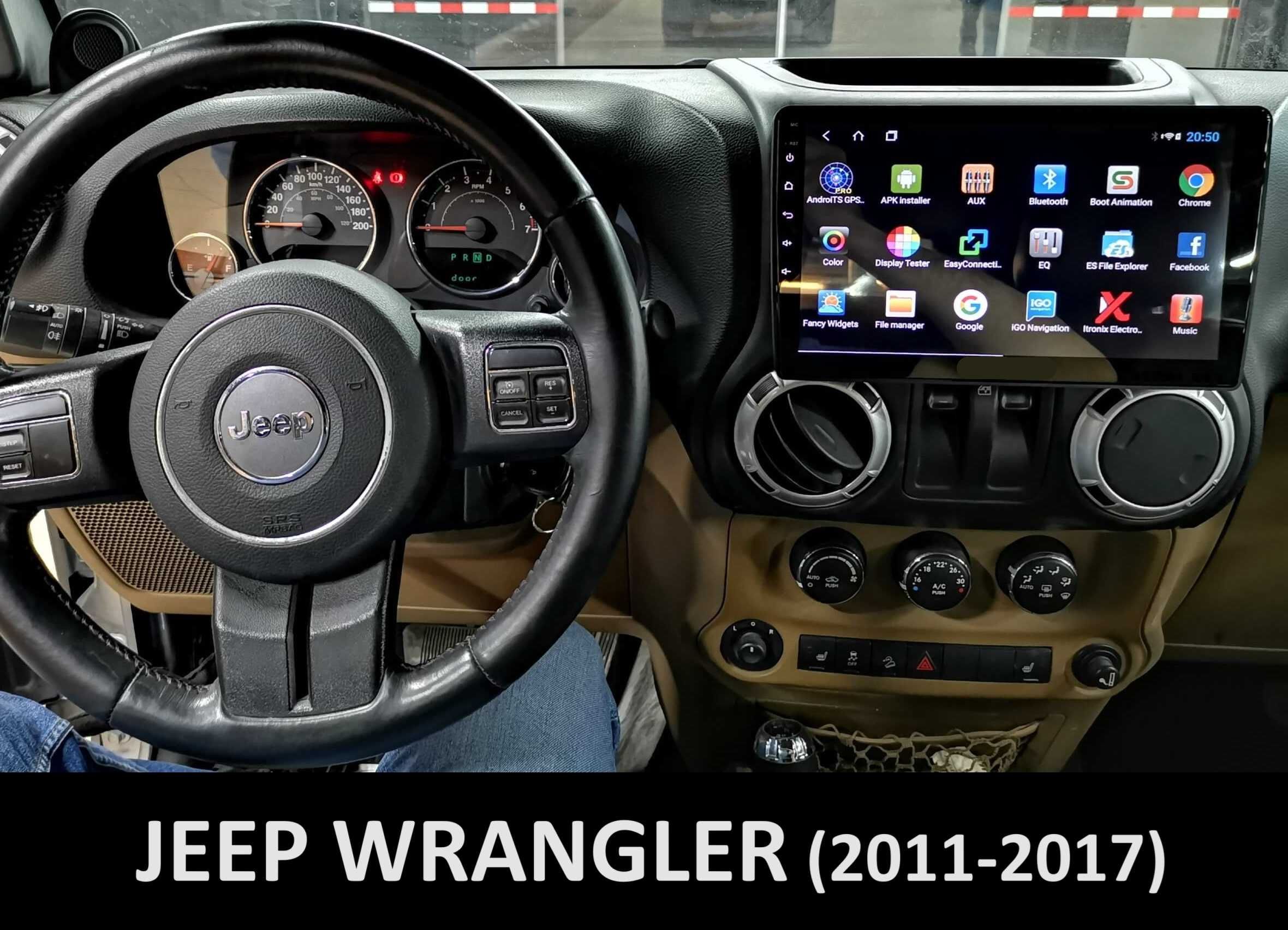 (NOVO) Rádio 2DIN • JEEP Wrangler • (2007 a 2017) • Android [4+32GB]