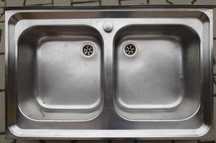 Zlewozmywak kuchenny dwukomorowy inox