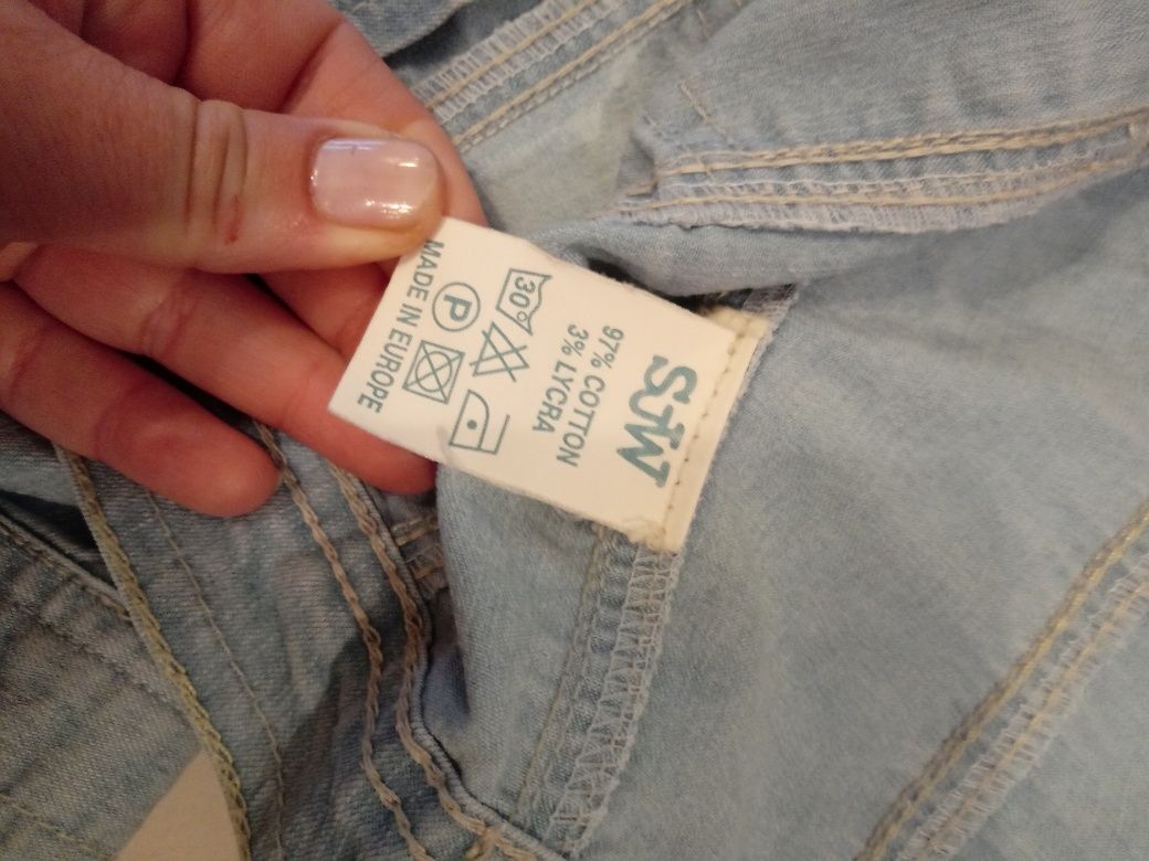 Katana jeansowa rozm. 92/98 (97%bawełna i 3% lycra)