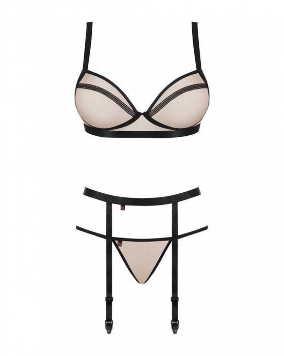 Komplet Obsessive Nudelia rozmiar L/XL