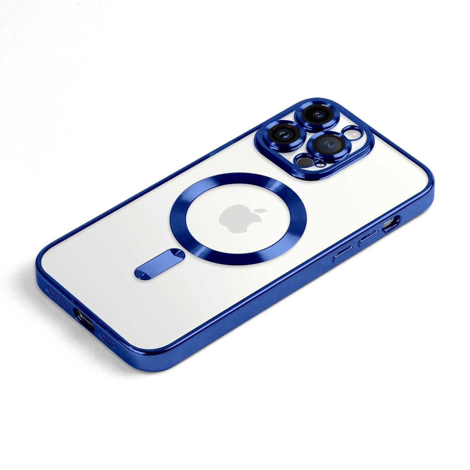 Case Etui Iphone 13/14/15 Plus Pro Max Magsafe Magnetyczne Niebieski