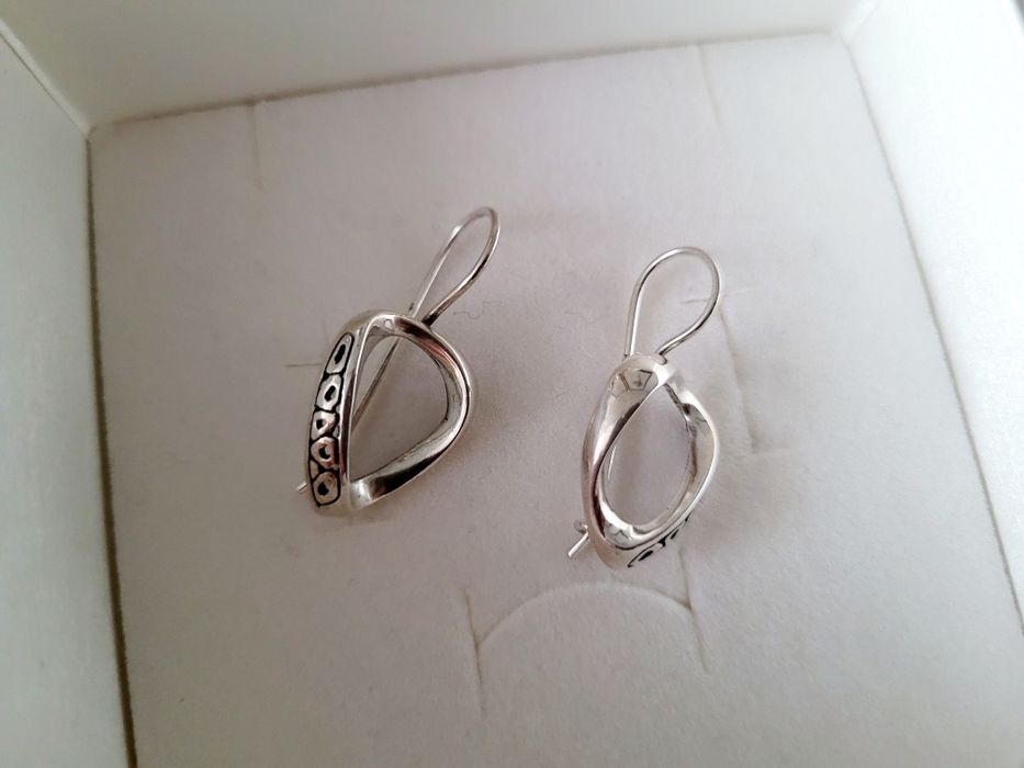Kolczyki srebrne wiszące