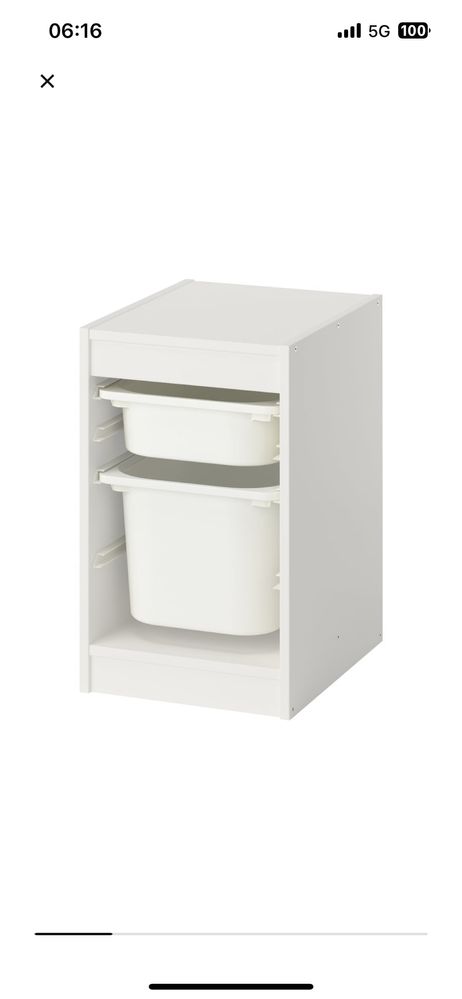 Regał trofast IKEA 3 sztuki biale + pojemniki