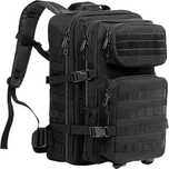 Plecak Taktyczny Wojskowy Sportowy Survival 40L = 3 dni-Czarny-PROCASE