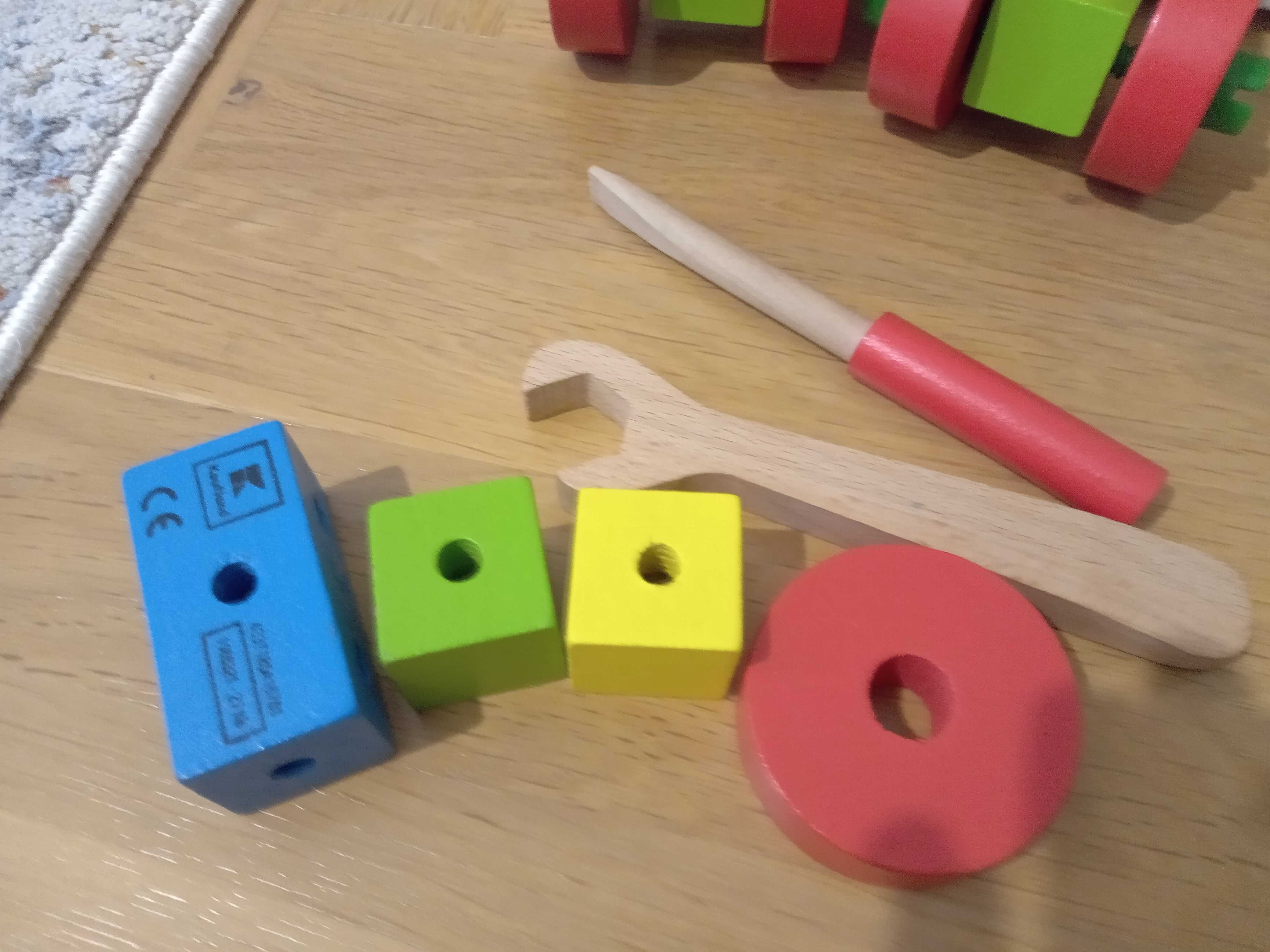 Kidland drewniane klocki śruby konstrukcyjne zestaw konstrukcyjny 135