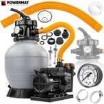 POWERMAT Pompa Piaskowa Do Basenu Filtrująca 7900 L/h Filtr 250w