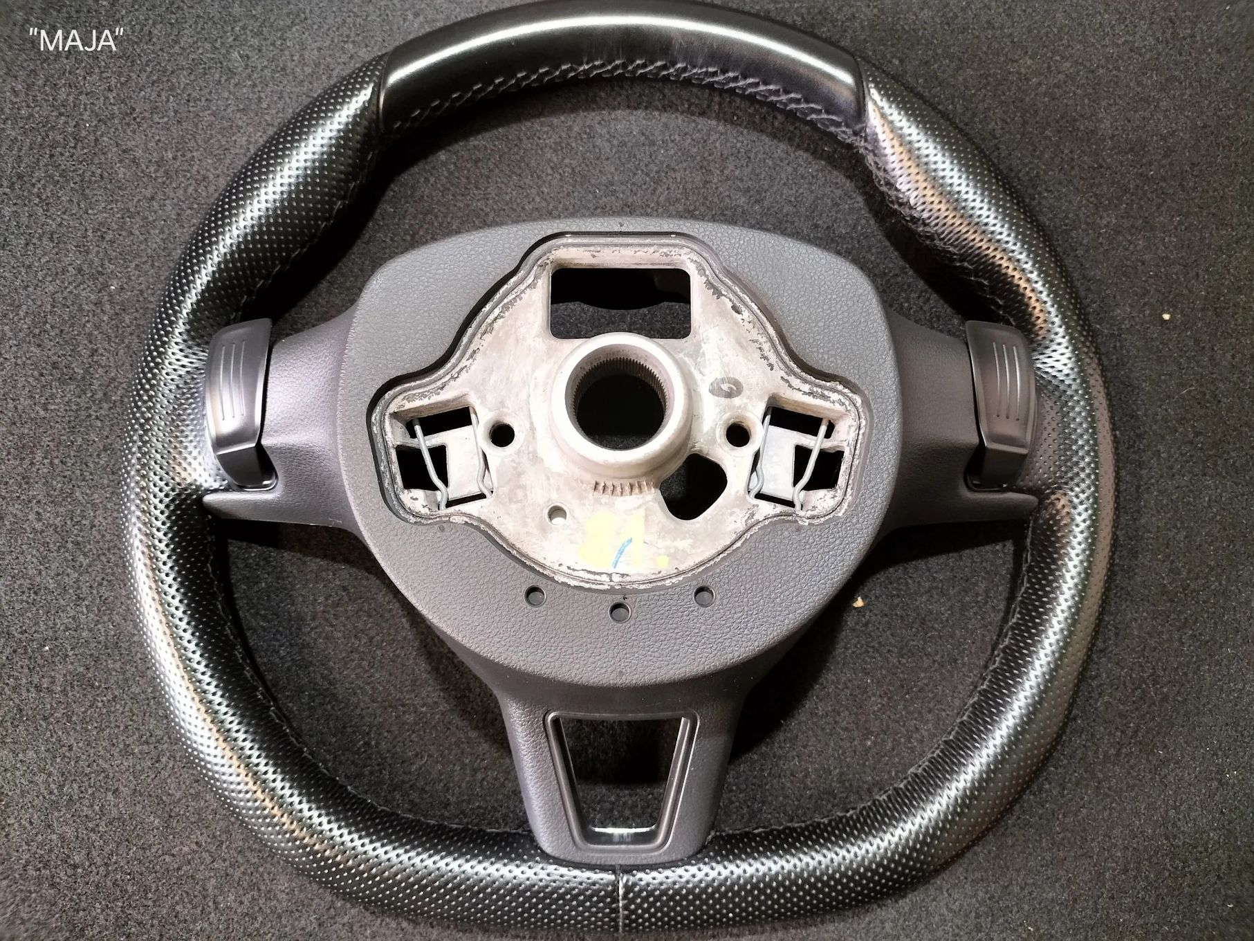 SKODA OCTAVIA III KODIAQ 5E0419685A 565419091E DSG MULTIFUNKCYJNA KIEROWNICA DSG SKÓRZANA ŁOPATKI SKÓRA ORYGINAŁ