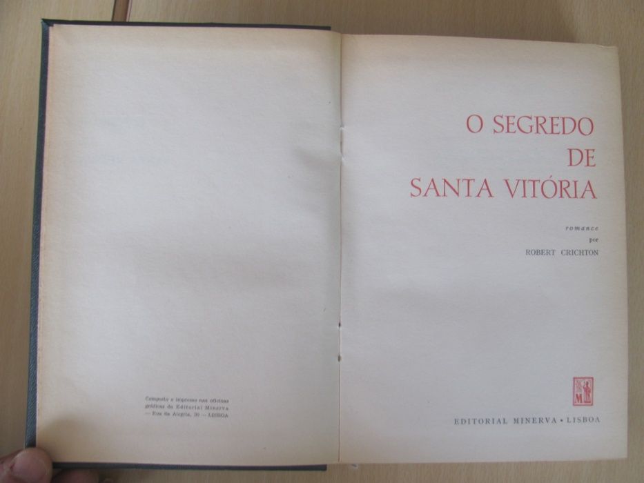 O Segredo de Santa Vitória de Robert Crichton